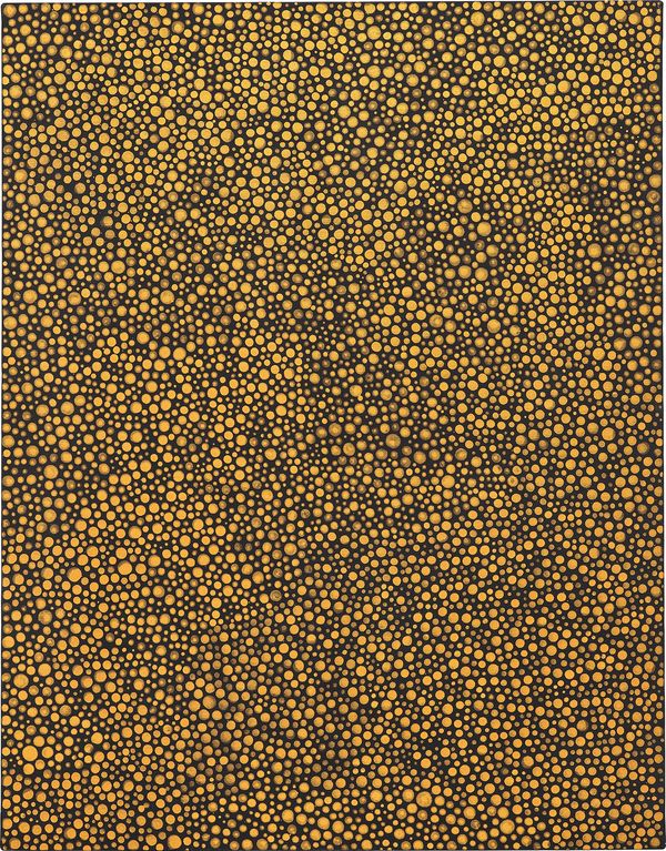 草間彌生《金色積累 (1)》，1999年作。 拍品15 ，估價 8,000,000 - 12,000,000